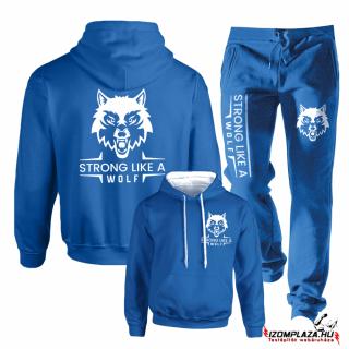 Strong like a wolf kék melegítő -prémium (a nadrág S-es méretben rendelhető) ()