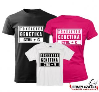Tökéletes genetika pólók(a női csak XXL,a gyerek csak 4A,6A méretben rendelhető) ()