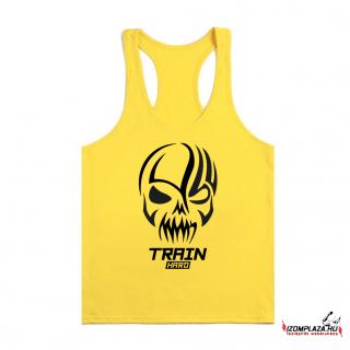 Train hard - Stringer trikó (S, XXL méretben rendelhető) (A)