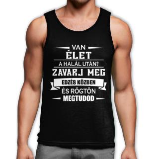 Van élet a halál után?... trikó - fekete (XXL-es méretben nem rendelhető) ()