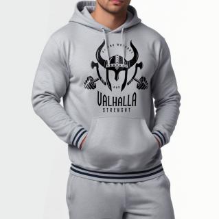 Viking workout, valhalla strenght - szürke pulóver (S, M, L méretekben rendelhető) ()