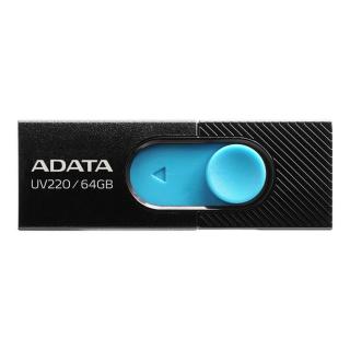 ADATA Flash Drive UV220 64GB USB 2.0 Black/Blue