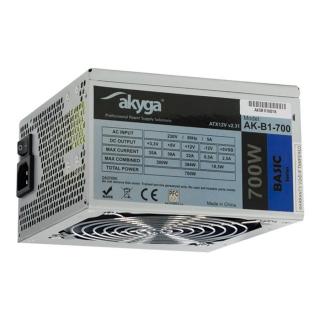 AKY AK-B1-700 Akyga Basic ATX Power Supply 700W AK-B1-700 Fan12cm P8 5xSATA PCI-E