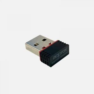 APPROX Hálózati Adapter - USB, nano, 150 Mbps Wireless N (802.11b / g/n)