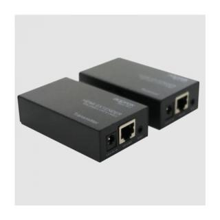 APPROX HDMI extender - RJ45 Cat 5e / 6, 1080p / 60Hz, HDMI1.4, Fekete