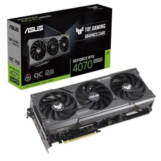 ASUS GeForce RTX 4070 SUPER 12GB TUF Gaming OC Edition videokártya (TUF-RTX4070S-O12G-GAMING)