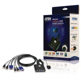 ATEN KVM Switch 2PC USB CS22U + Kábel