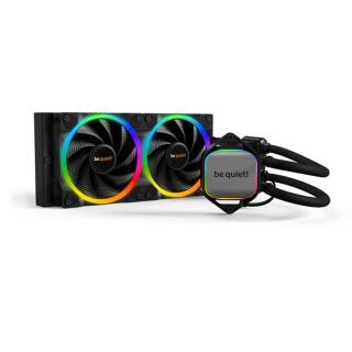 Be Quiet! CPU Water Cooler - PURE LOOP 2 FX (2x120mm RGB ventillátor, 5500rpm, csatlakozó: 3pin + 4pin, cső hossza: 400mm)