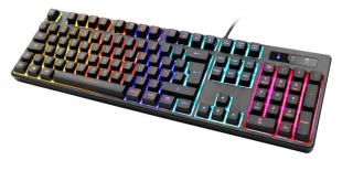 Billentyűzet DELTACO GAMING DK310 Full Size Outemu Red RGB LED Angol (UK) Fekete