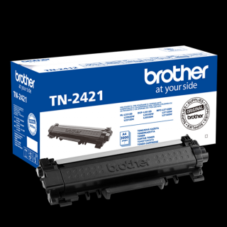 BROTHER Toner TN-2421, Nagy kapacitású - 3000 oldal (ISO / IEC 19752), Fekete