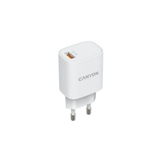 Canyon H-18-01 18W univerzális hálózati töltő adapter fehér (QC3.0)