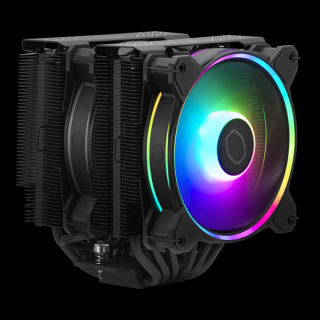 COOLER MASTER CPU hűtő HYPER 622 HALO BLACK EDITION, LGA1700 támogatással, fekete