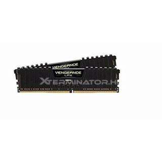 Corsair 16GB/2666MHz DDR-4 VENGEANCE LPX fekete (Kit 2db 8GB) (CMK16GX4M2A2666C16) memória