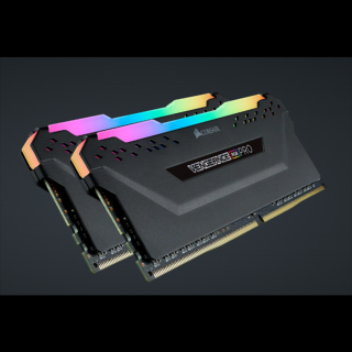 CORSAIR Memória VENGEANCE RGB PRO DDR4 32GB 3600MHz C18 SL (Kit of 2), SPD 2666MHz, fekete