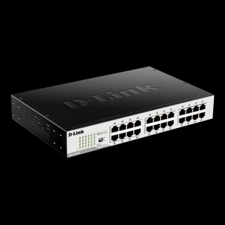 D-LINK Switch 24x1000Mbps Fémházas Asztali, DGS-1024D / E