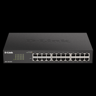 D-LINK Switch 24x1000Mbps Fémházas Menedzselhető Rackes, DGS-1100-24V2 / E