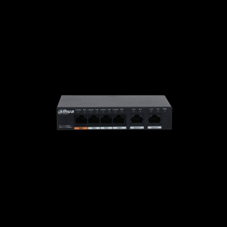 Dahua PoE switch - PFS3006-4GT-60 (4x 1Gbps PoE + 2x 1Gbps uplink, 60W)