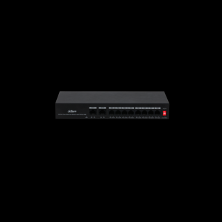 Dahua PoE switch - PFS3010-8ET-65 (8x 100Mbps PoE port + 2x 100Mbps uplink, 65W)