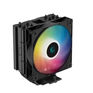 DeepCool CPU Cooler - AG400 BK ARGB (31,6 dB; max, 128,93 m3 / h; 4pin csatlakozó, 4 db heatpipe, 12cm, PWM)