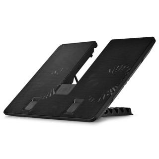 DeepCool Notebook Hűtőpad 15,6"-ig - U PAL (26.3dB; max. 156,68 m3 / h; 2x14cm, USB3.0)