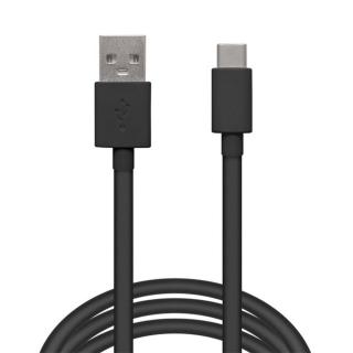 Delight kábel - USB-C töltőkábel (USB-C apa be- / kimenet; 1m, fekete)