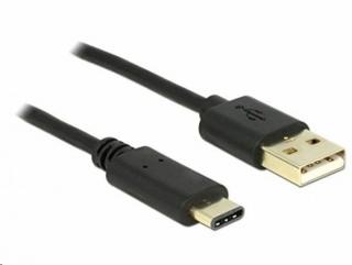 Delock 83327 USB 2.0 Type-A > USB Type-C 2.0 kábel, 2m, fekete