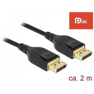 DELOCK kábel Displayport 1.4 male / male összekötő 8K 60Hz, 2m