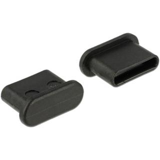 Delock Porvédo USB Type-C™ kimenethez fogantyú nélkül 10 darab fekete