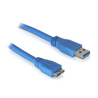 Delock USB 3.0 A -> USB 3.0 micro B M / M adatkábel 1m kék