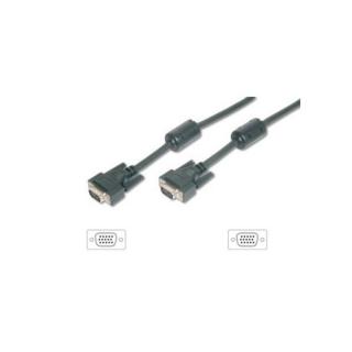 Equip Kábel - 118812 (VGA kábel, HD15, ferrit gyűrűvel, duplán árnyékolt, apa / apa, 5m)