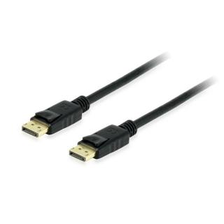 Equip Kábel - 119253 (DisplayPort1.4 kábel, 8K / 60Hz, apa / apa, fekete, 3m)