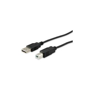 Equip Kábel - 128863 (USB2.0, A-B nyomtató kábel, apa / apa, duplán árnyékolt, 1m)