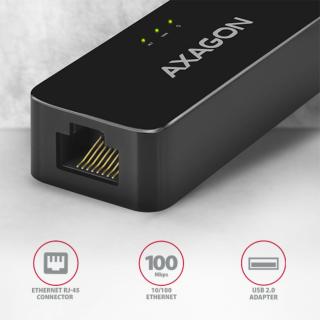 Ethernet Adapter AXAGON ADE-XR Ethernet 10/100  - USB 2.0 Typ A