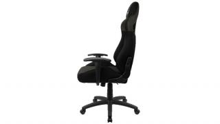 Gamer szék Aerocool EARL AeroSuede Iron Black Fekete