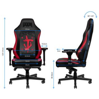 Gamer szék noblechairs HERO DOOM Edition PU Bőr