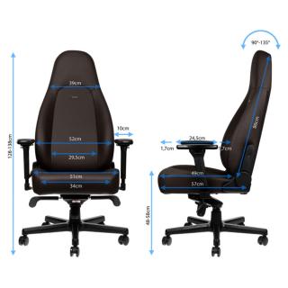 Gamer szék noblechairs ICON Java Edition Hybrid Bőr