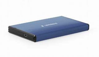 Gembird 2.5'' külső SATA merevlemez ház USB 3.0 sötétkék (EE2-U3S-3-DB)