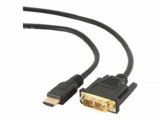 GEMBIRD CC-HDMI-DVI-6 HDMI DVI apa-apa kábel aranyozott csatlakozóval 1.8m bulk
