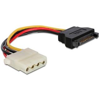 Gembird SATA Power -> Molex Power 4pin M / F tápkábel 0.15m