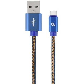 Gembird USB 2.0 A -> USB-C M / M adatkábel 2m kék premium