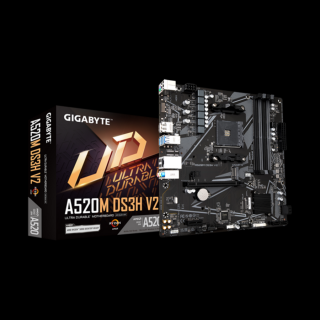 GIGABYTE Alaplap AM4 A520M DS3H V2 AMD A520, mATX