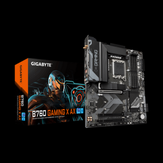 GIGABYTE Alaplap S1700 B760 GAMING X AX INTEL Z760, ATX