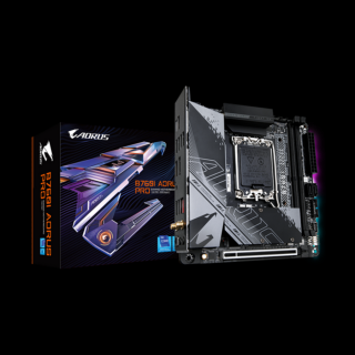 GIGABYTE Alaplap S1700 B760I AORUS PRO INTEL B760, mini-ITX