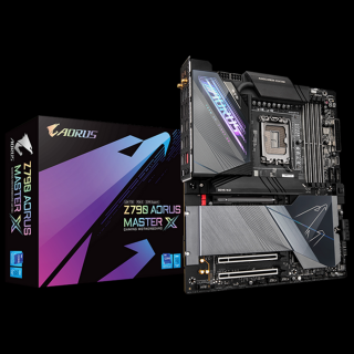 GIGABYTE Alaplap S1700 Z790 AORUS MASTER X INTEL Z790, E-ATX