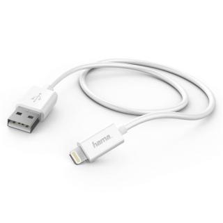 Hama Kábel - 201579 (USB-A / Lightning, USB 2.0, 1m, fehér)