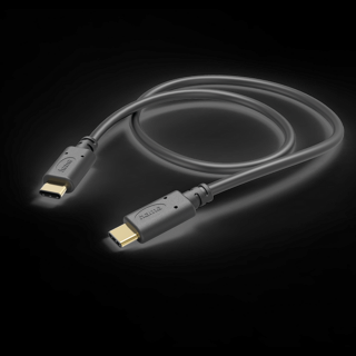 Hama Kábel - 201589 (2xUSB-C, USB 2.0, 1,0m, fekete)