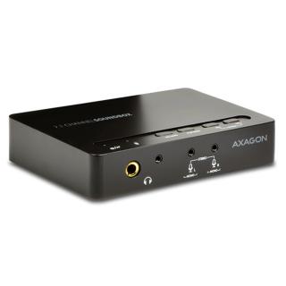 Hangkártya AXAGON USB ADA-71 Soundbox, USB 2.0 , 7.1, SPDIF