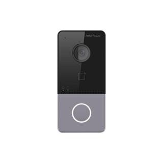 Hikvision IP kaputelefon - DS-KV6113-WPE1 (2MP, kültéri egység, 1 lakásos, IP65, IR, I / O, wifi, Mifare kártyaolvasó)