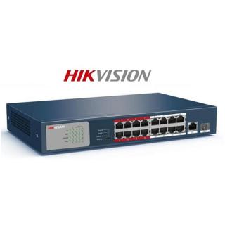 Hikvision Switch PoE - DS-3E0318P-E / M (16 port 100Mbps, 135W, 1 port 1000Mbps combo, L2)