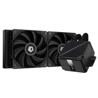 ID-Cooling CPU Water Cooler - DASHFLOW 240 BASIC BLACK (15.2~35.2dB; max. 140,16 m3 / h; 2x12cm, fekete)